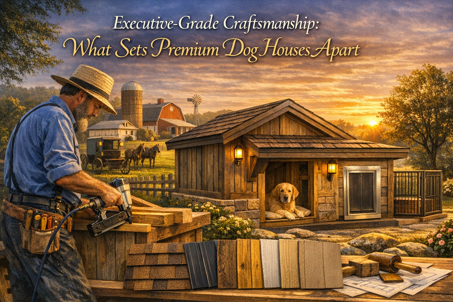 Executive Grade Craftsmanship: What Sets Premium Dog Houses Apart
