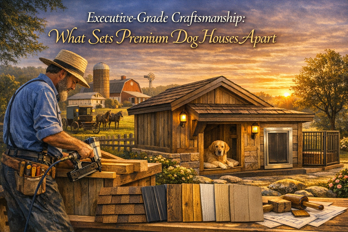 Executive Grade Craftsmanship: What Sets Premium Dog Houses Apart