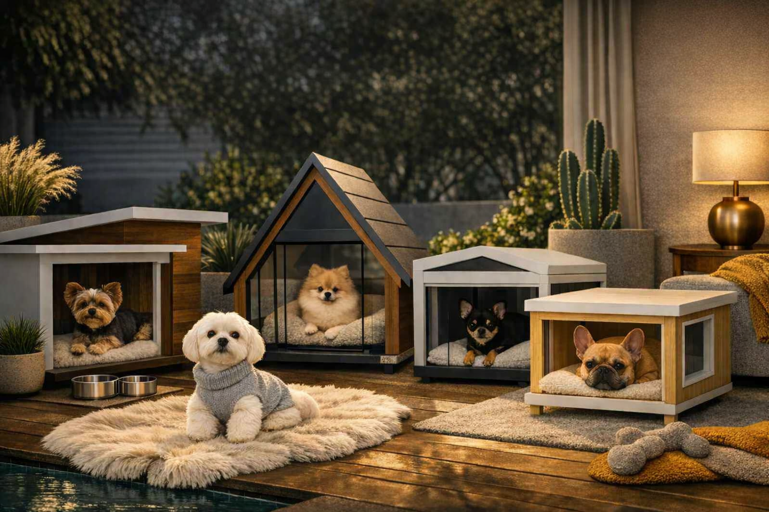 Small Dog Luxury Doghouses and Kennels