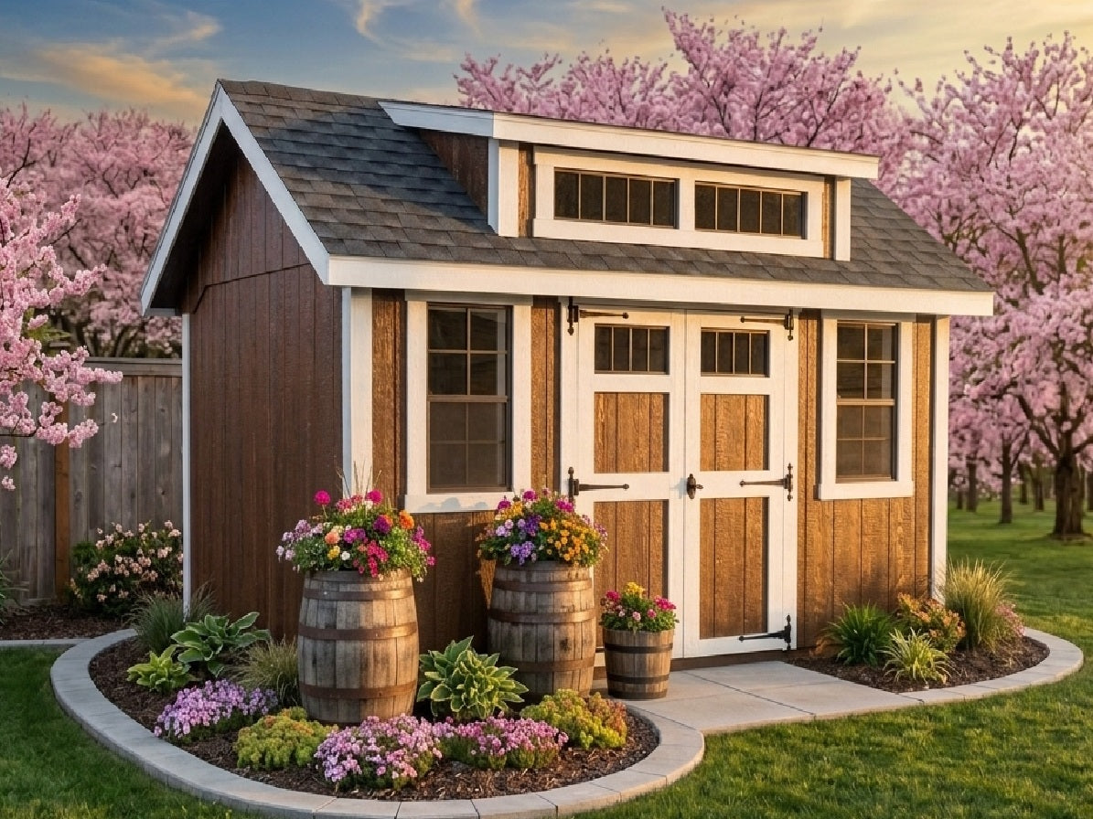 Luxury Insulated Outdoor Dog Kennel — Executive Estate 8' x 12'