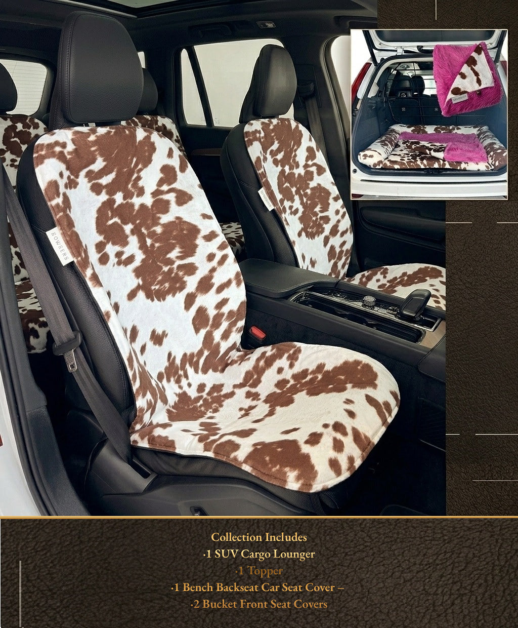 Canine Commuter Designer SUV Cargo Lounger and Car Seat Covers