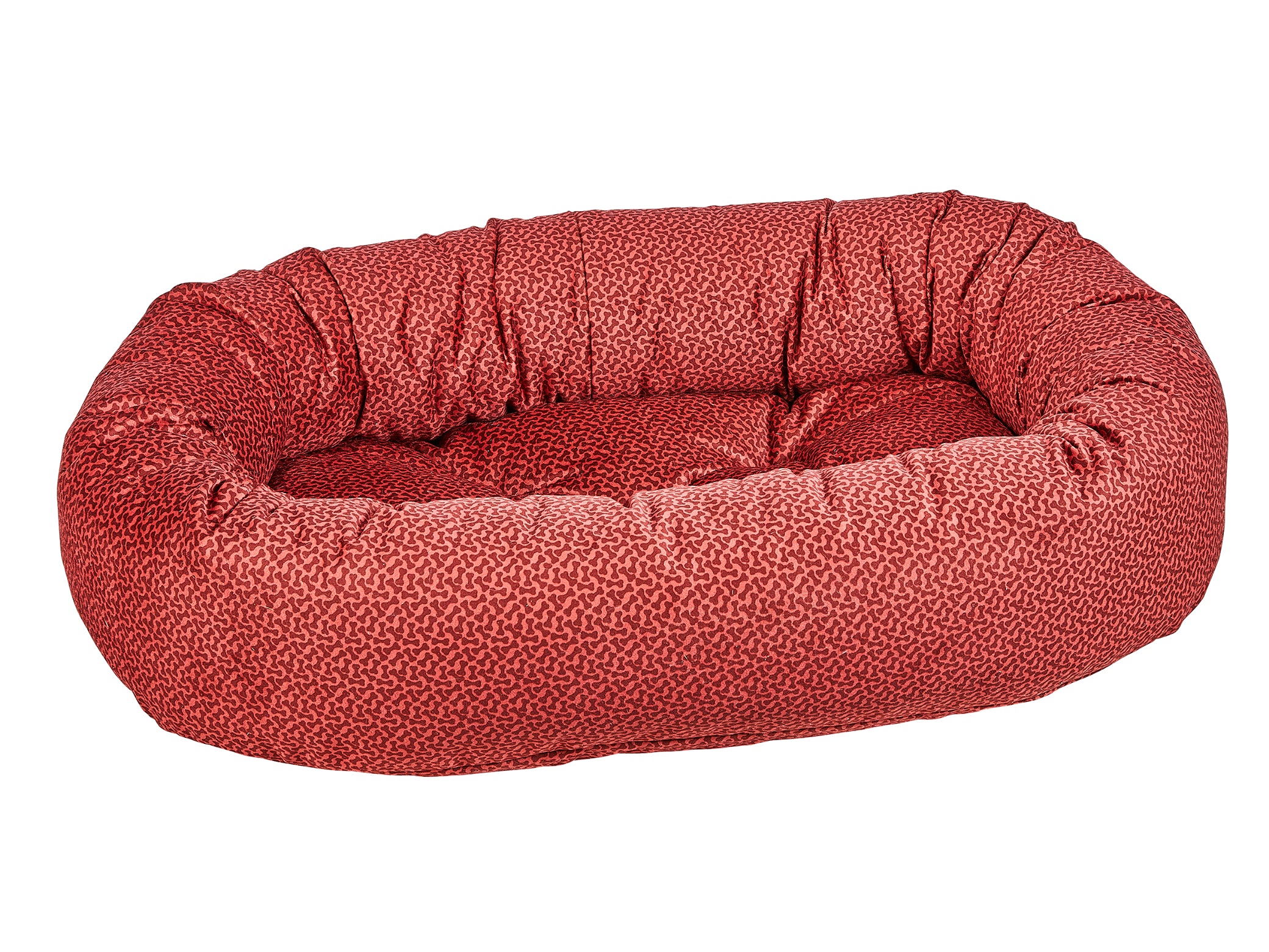 Luxury Donut Dog Bed - Luxurious Microvelvets & Shearling