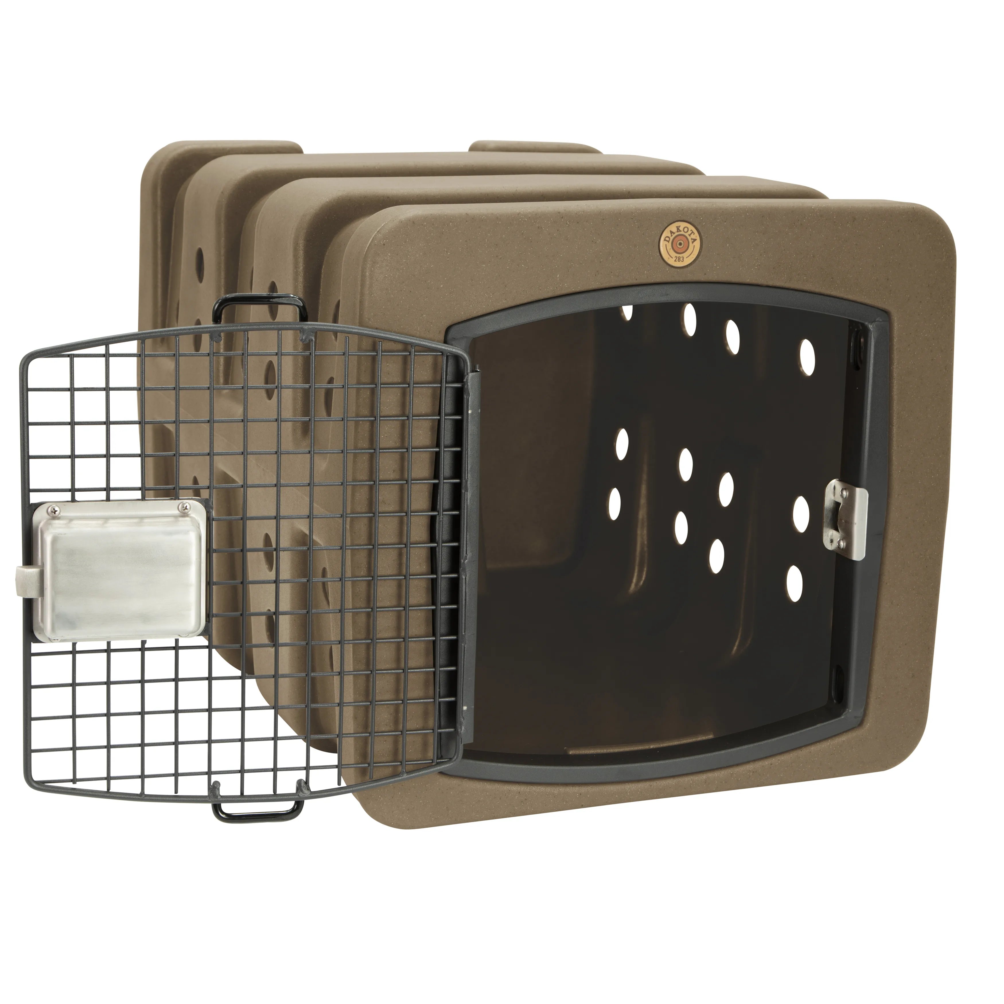 Low Clearance Dog Crate for SUVs | Impact‑Resistant Molded Travel Kennel