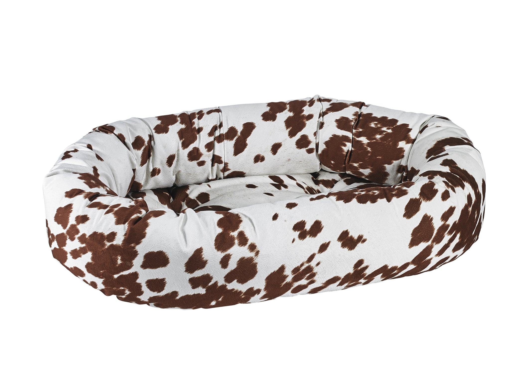 Luxury Donut Dog Bed - Animal Print Inspired