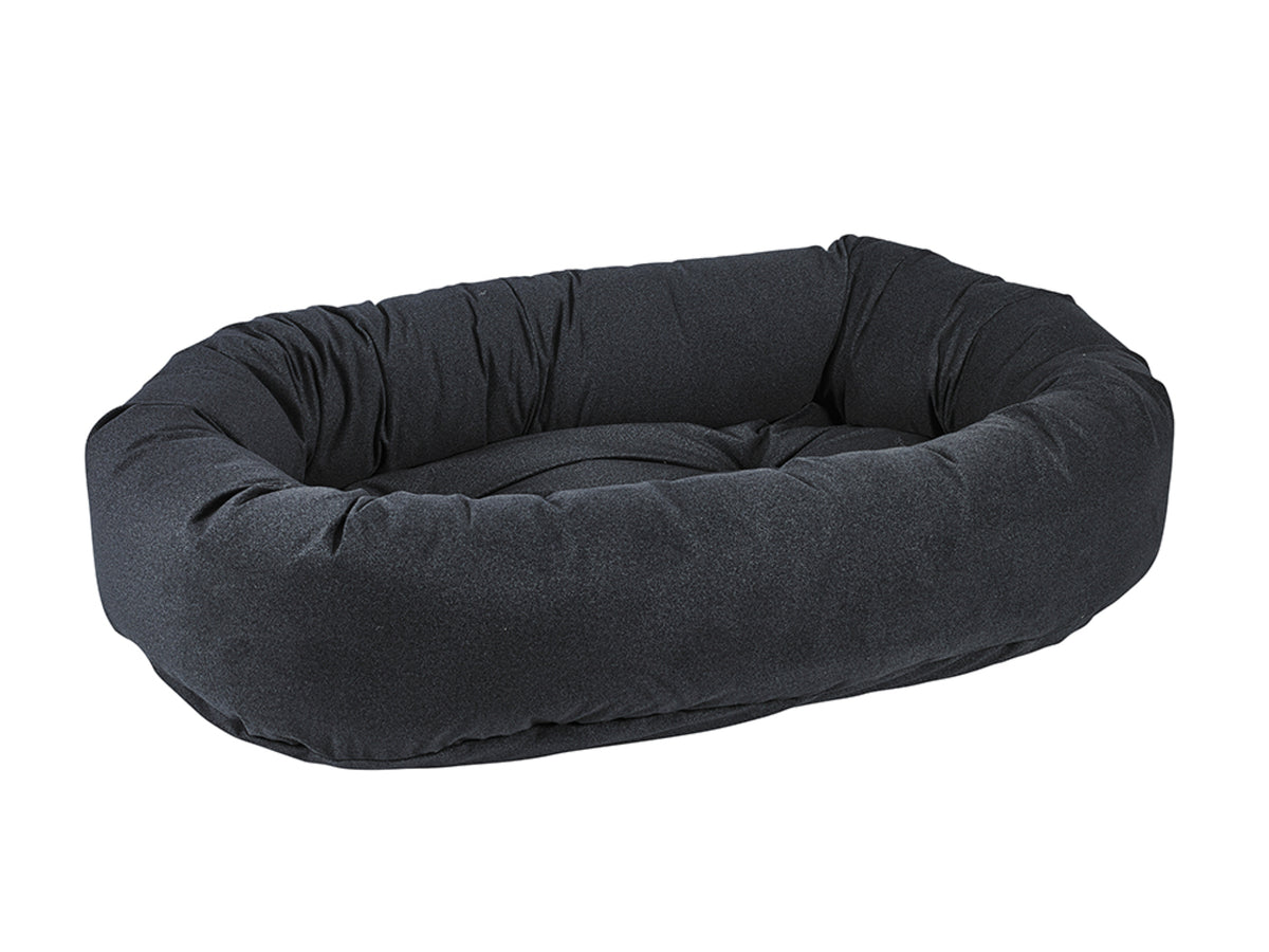 Luxury Donut Dog Bed - Luxurious Microvelvets & Shearling