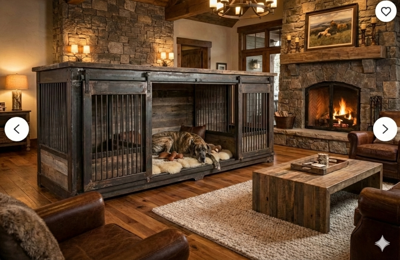 Grand Haven Furniture‑Style Dog Crate