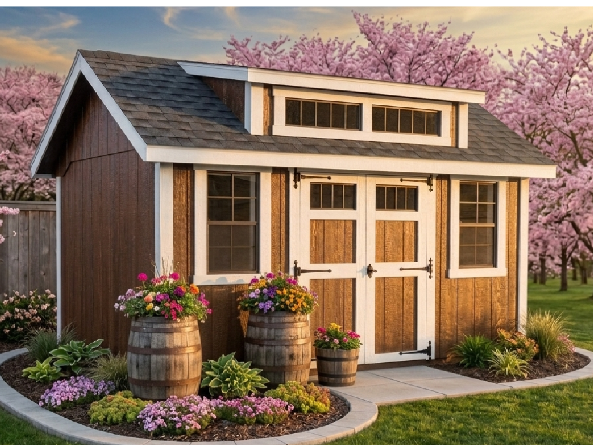 Luxury Insulated Outdoor Dog Kennel — Executive Estate 8' x 12'