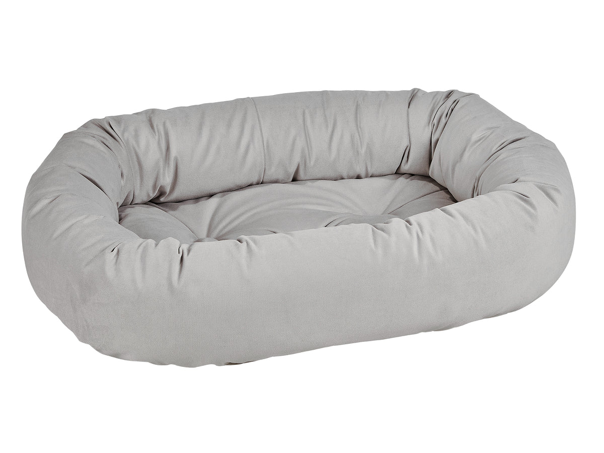 Luxury Donut Dog Bed - Luxurious Microvelvets & Shearling