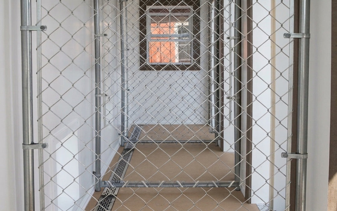 4 Run Premium Residential Grade Outdoor Kennel - 10' x 16'