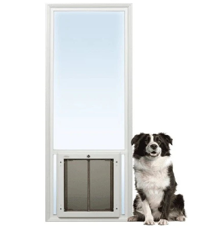 PlexiDor Sliding Glass or French Door Dog Door Insert with Insulated Pet Panel