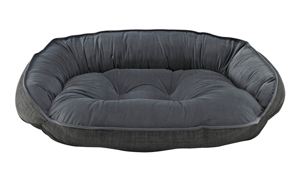 Crescent Bed – Luxury Reversible Bolster Dog Bed for Curlers & Cuddlers