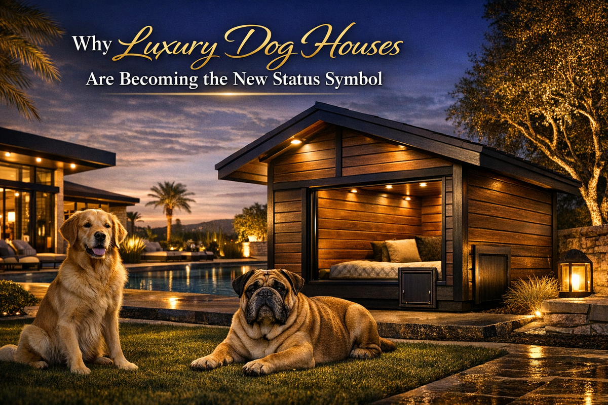 How Luxury Dog Houses Became the Ultimate Expression of Love and Design
