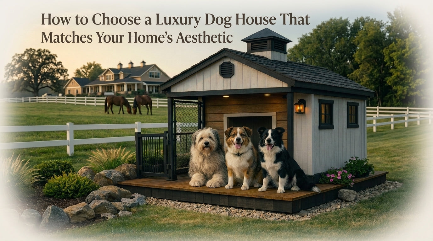How to Choose a Luxury Dog House That Matches Your Home’s Aesthetic