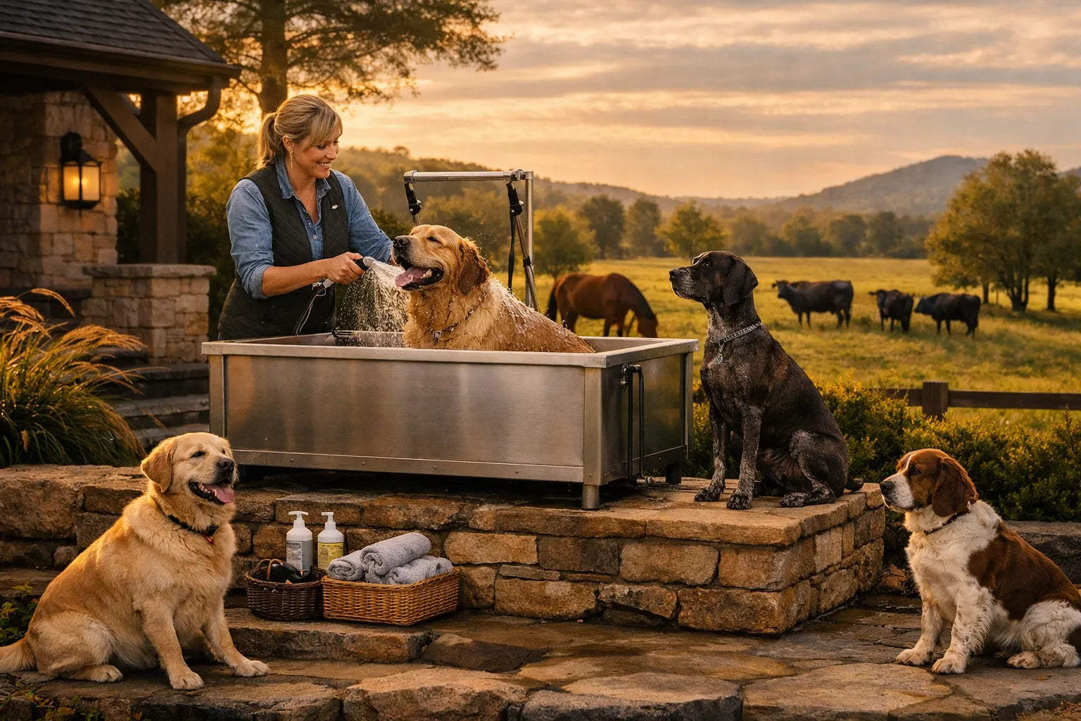 Dog Washing Tubs