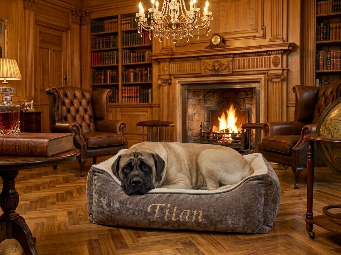 B‑Lounge – Monogram Personalized Dog Bed