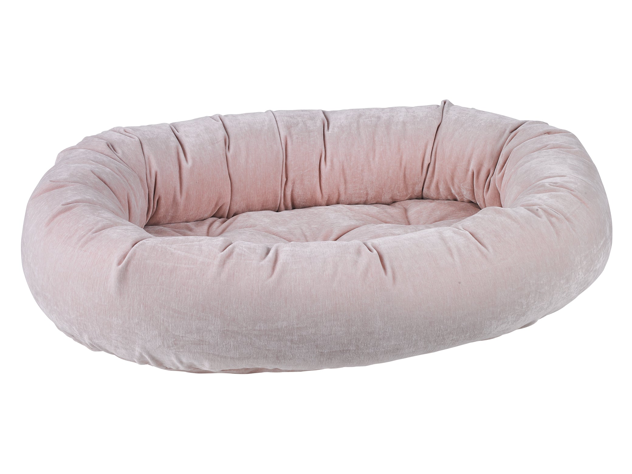 Luxury Donut Dog Bed - Luxurious Microvelvets & Shearling