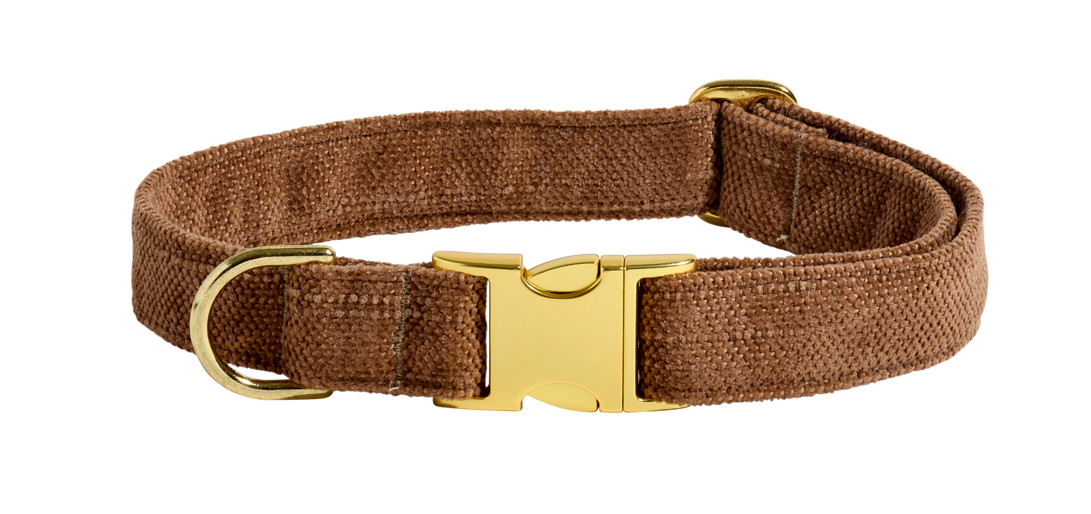 Designer Buckle Dog Collar in Matching Bowsers Fabrics