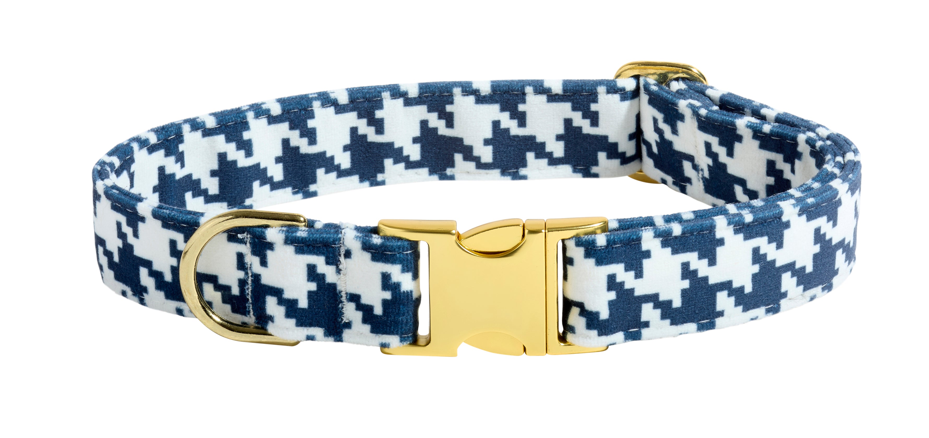Designer Buckle Dog Collar in Matching Bowsers Fabrics