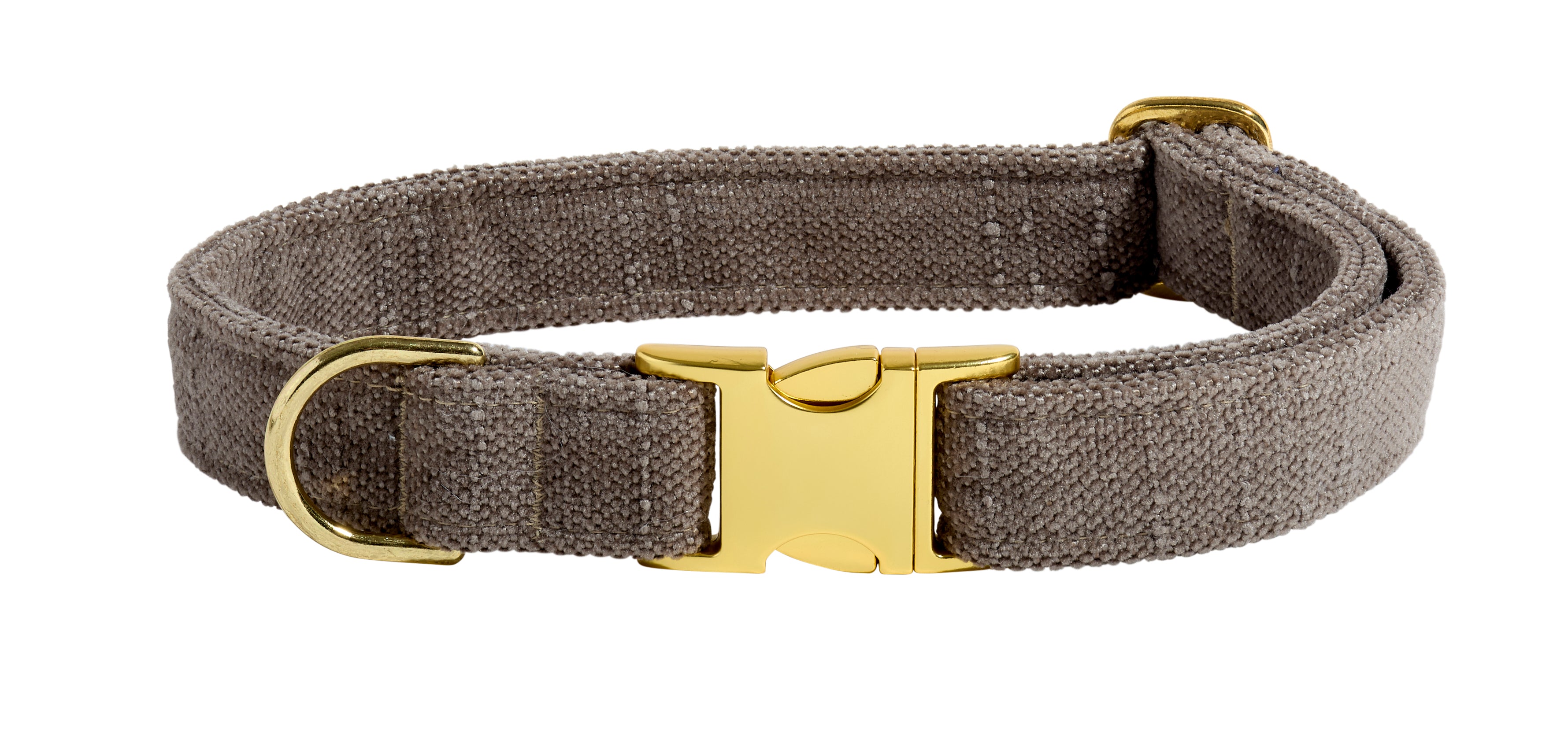 Designer Buckle Dog Collar in Matching Bowsers Fabrics