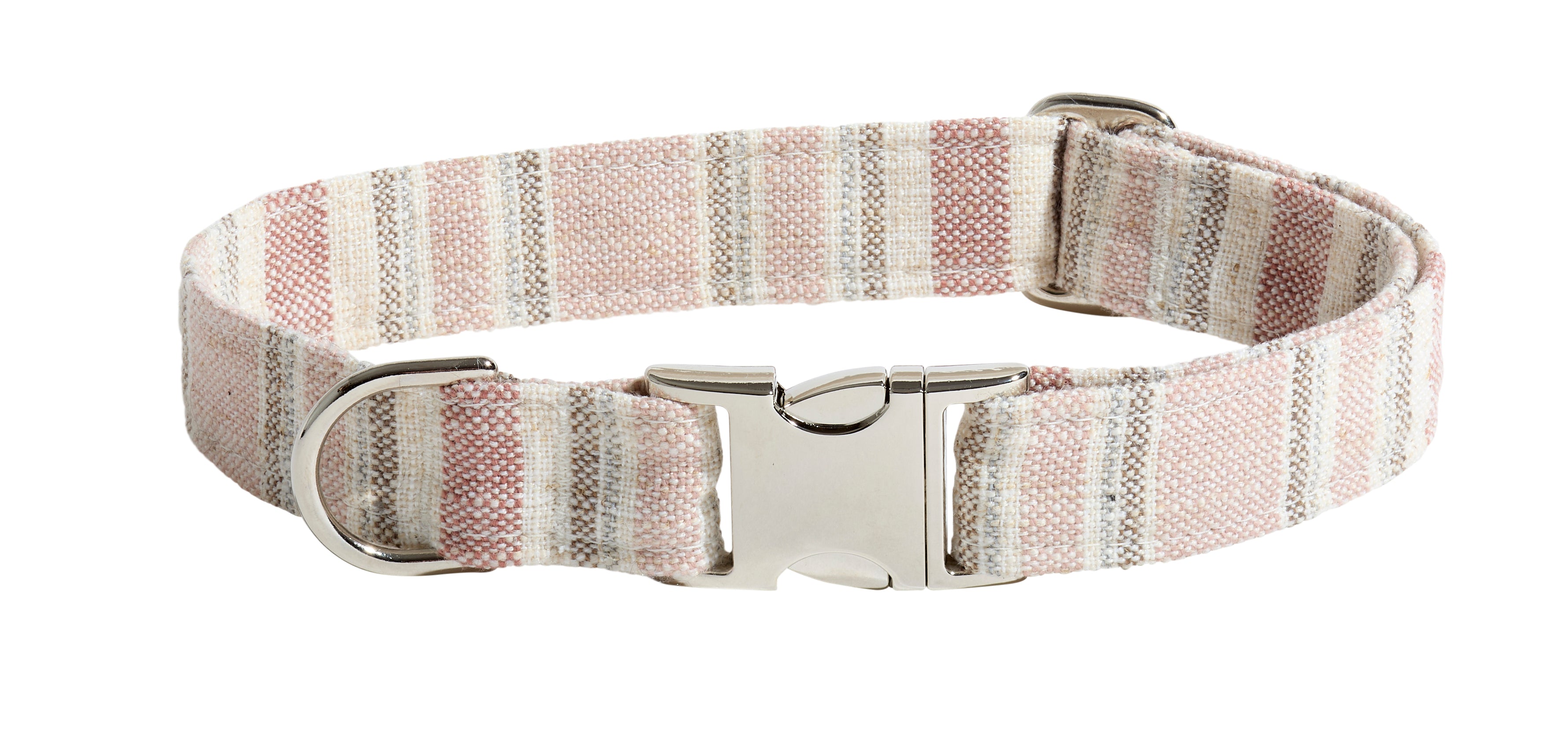 Designer Buckle Dog Collar in Matching Bowsers Fabrics