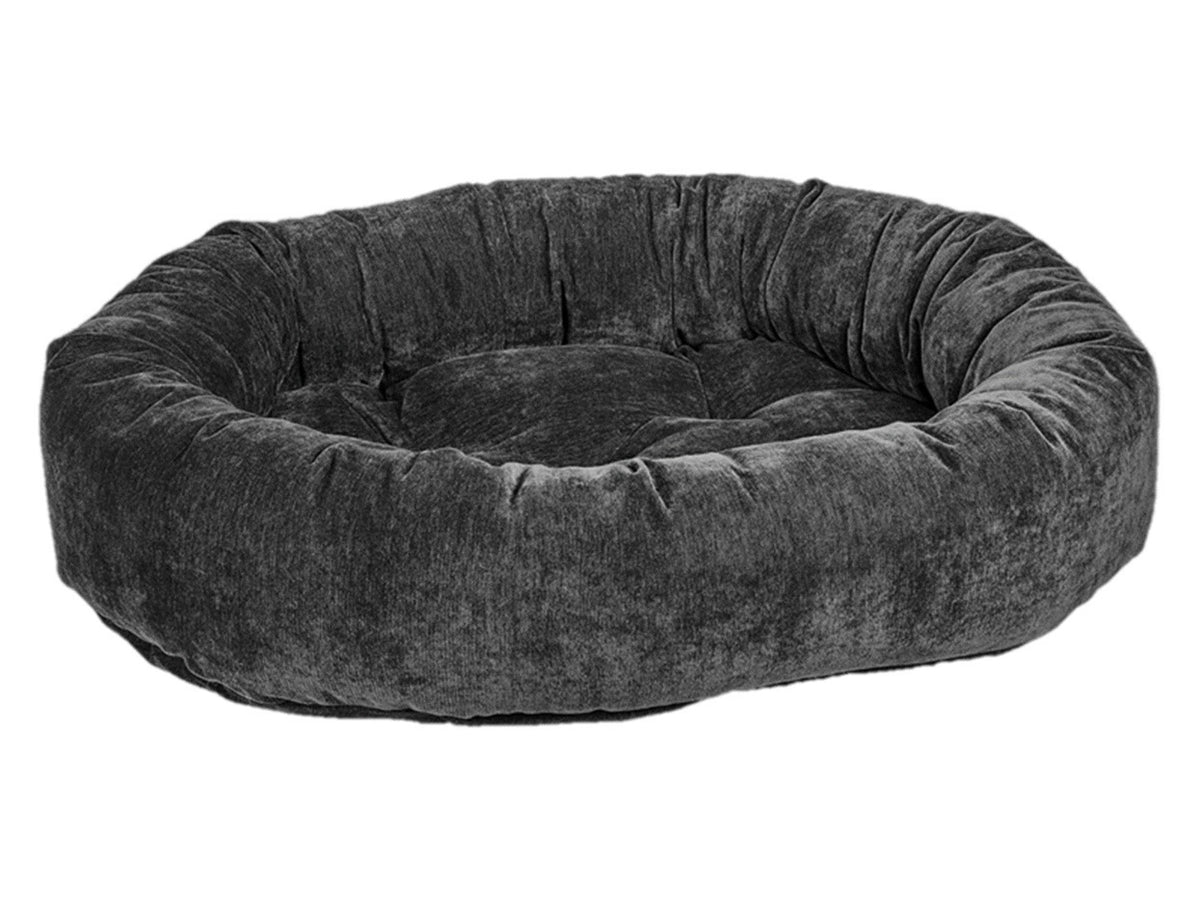 Luxury Donut Dog Bed - Luxurious Microvelvets & Shearling