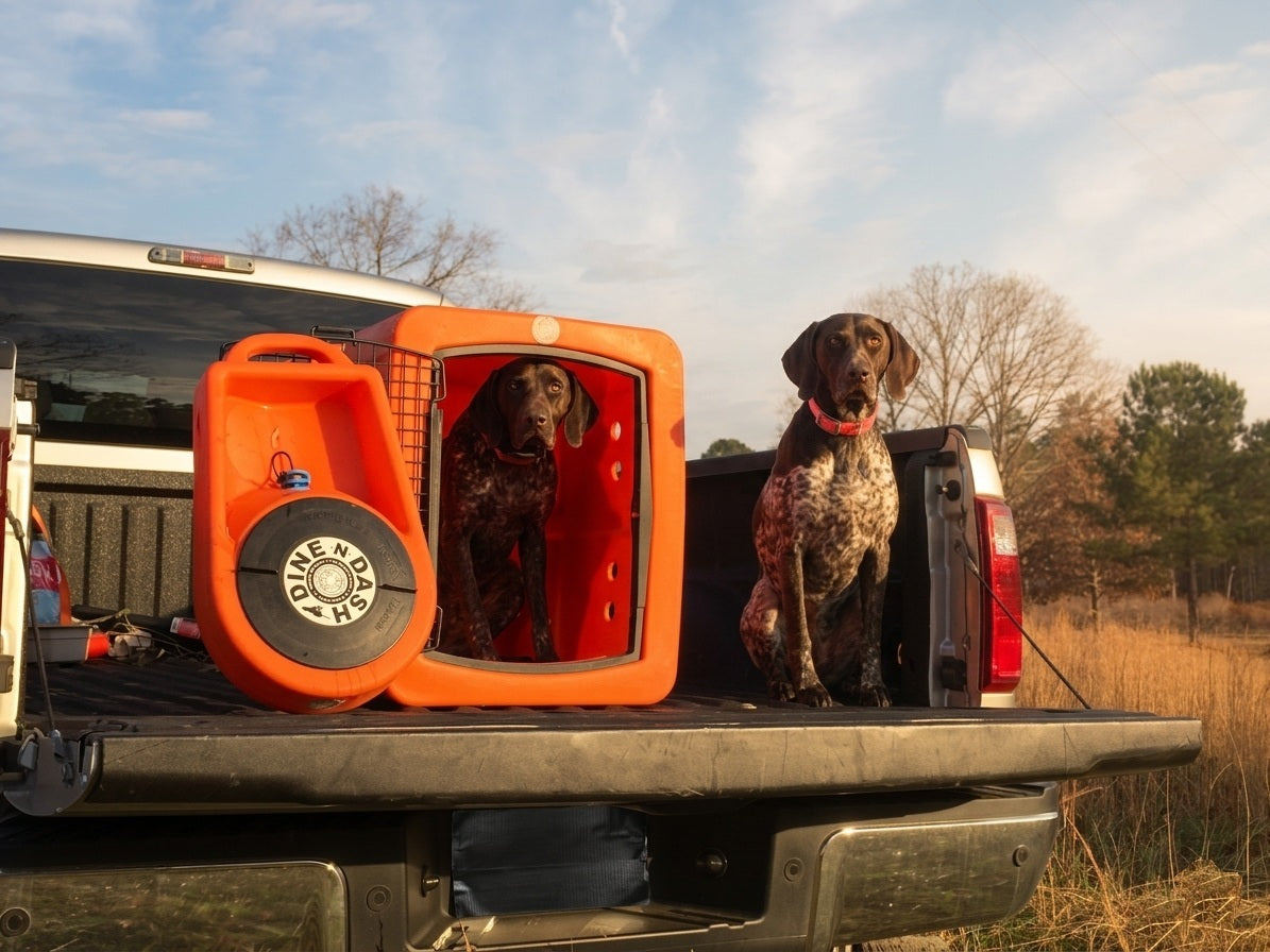 Working Dog Travel Feeder and Field Hydration System | Dine N Dash