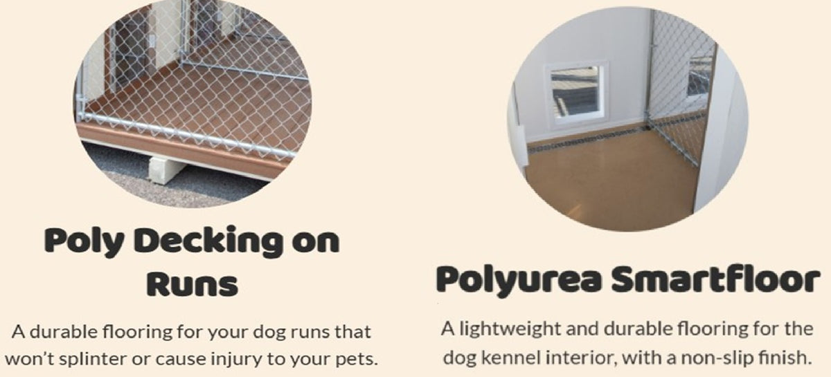 4 Run Premium Residential Grade Outdoor Kennel - 10' x 16'
