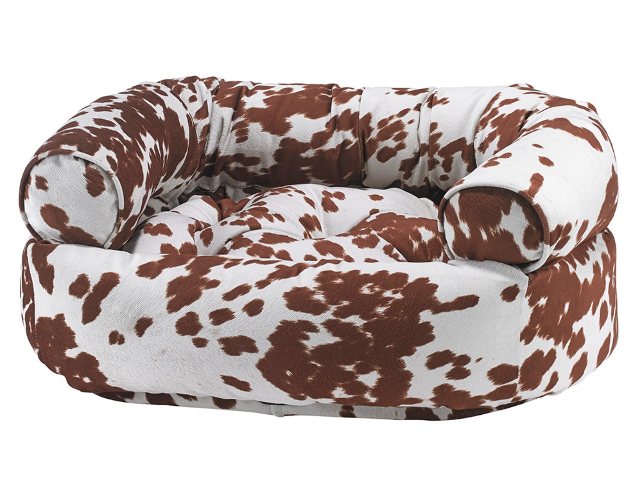 Double Donut Bed — Luxury Bolstered Dog Sofa for Elevated Comfort