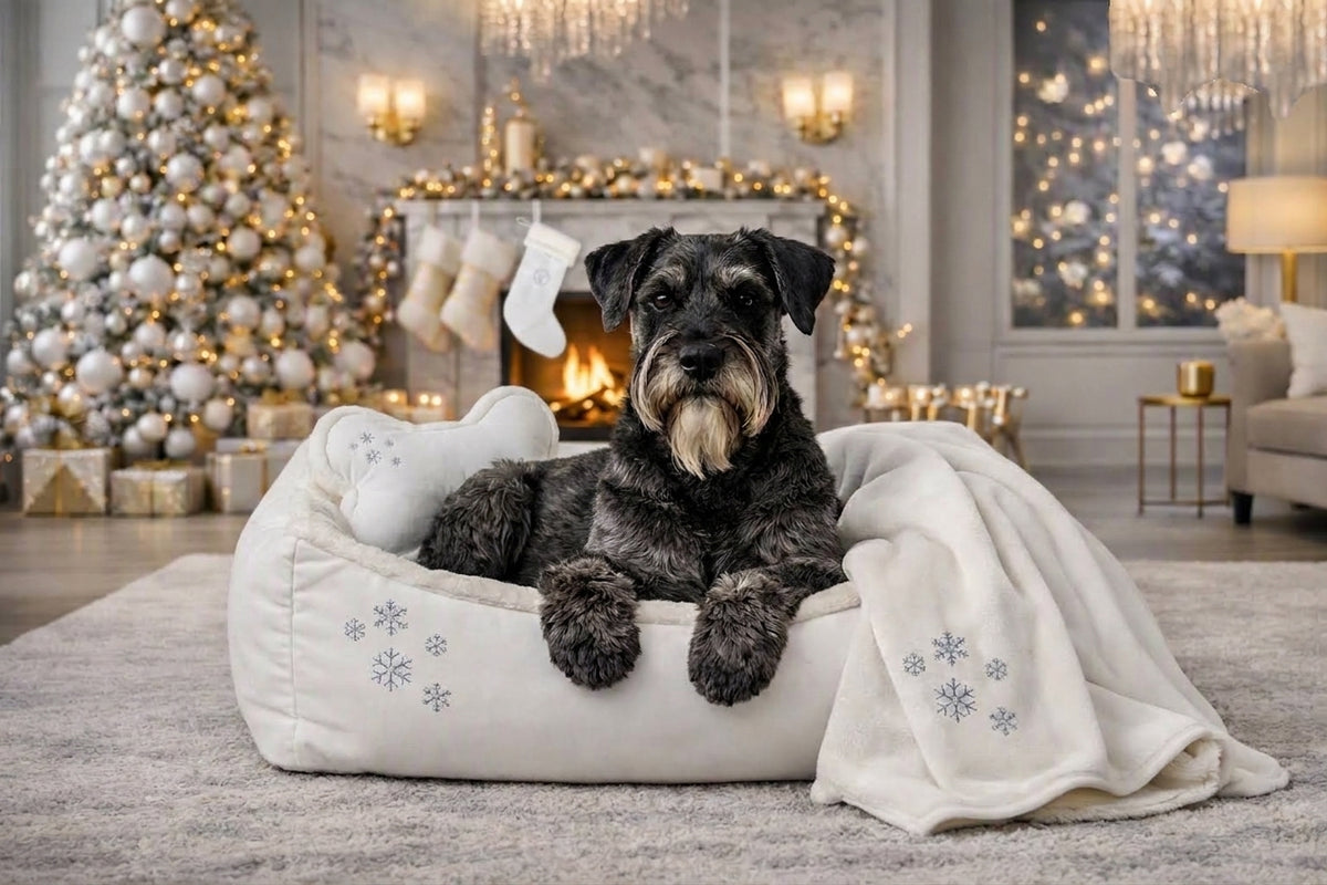 Bowsers Scoop™ Holiday Edition – European‑Style Luxury Dog Bed