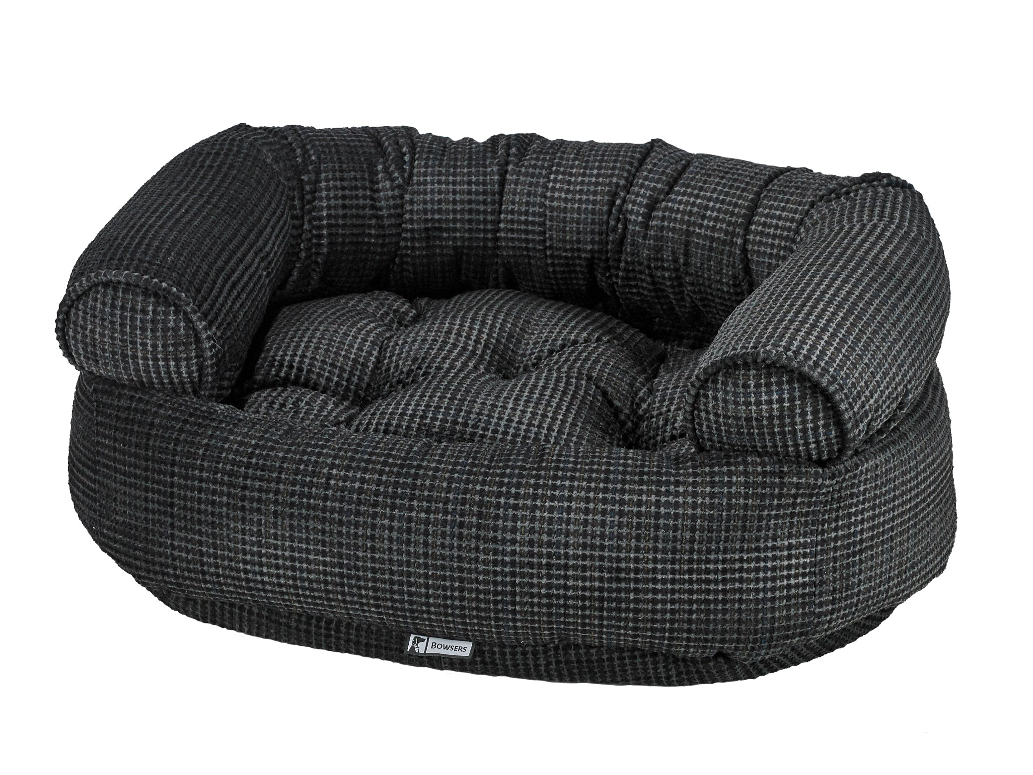 Double Donut Bed — Luxury Bolstered Dog Sofa for Elevated Comfort