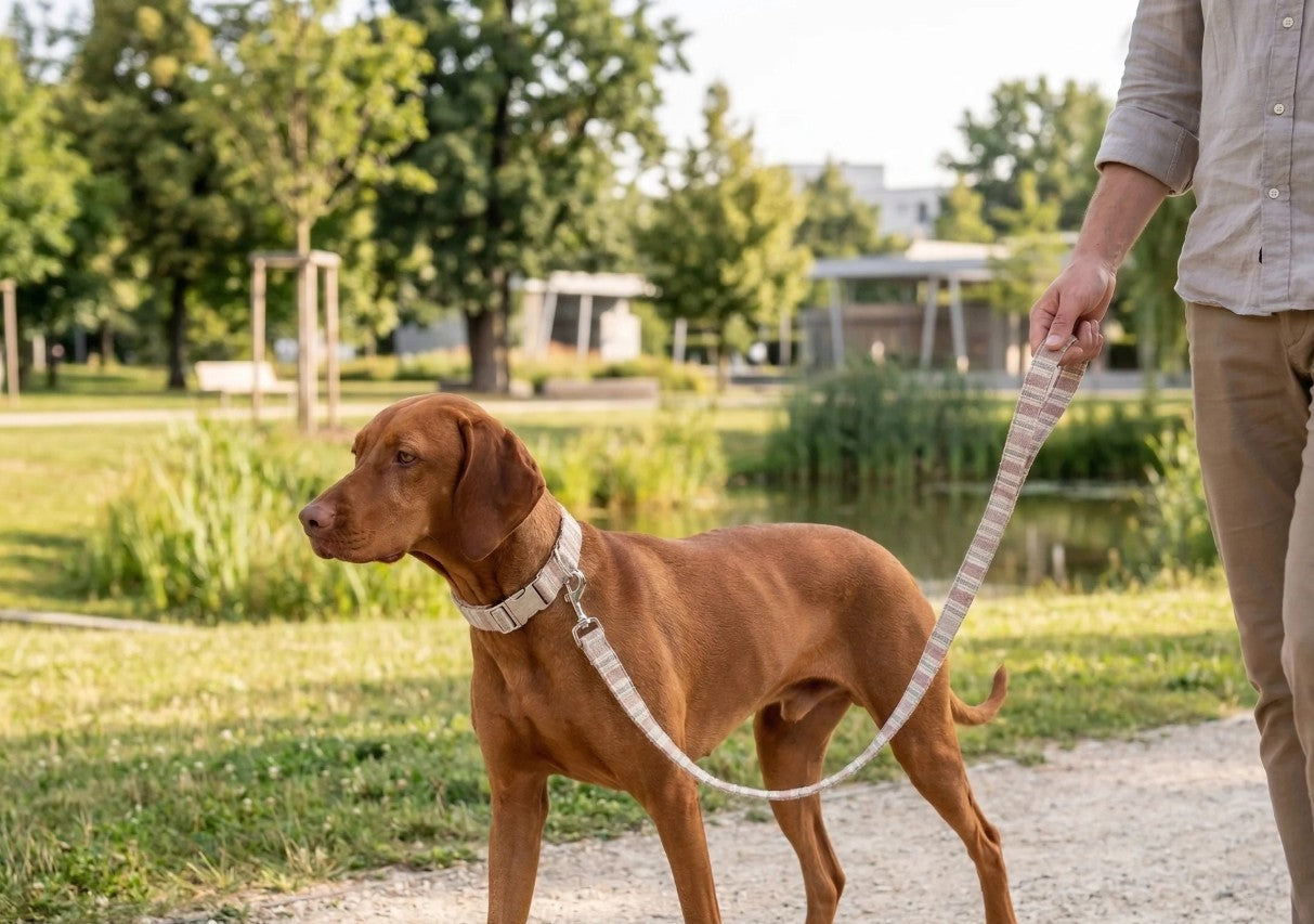 Designer Dog Leash in Premium Bowsers Fabrics