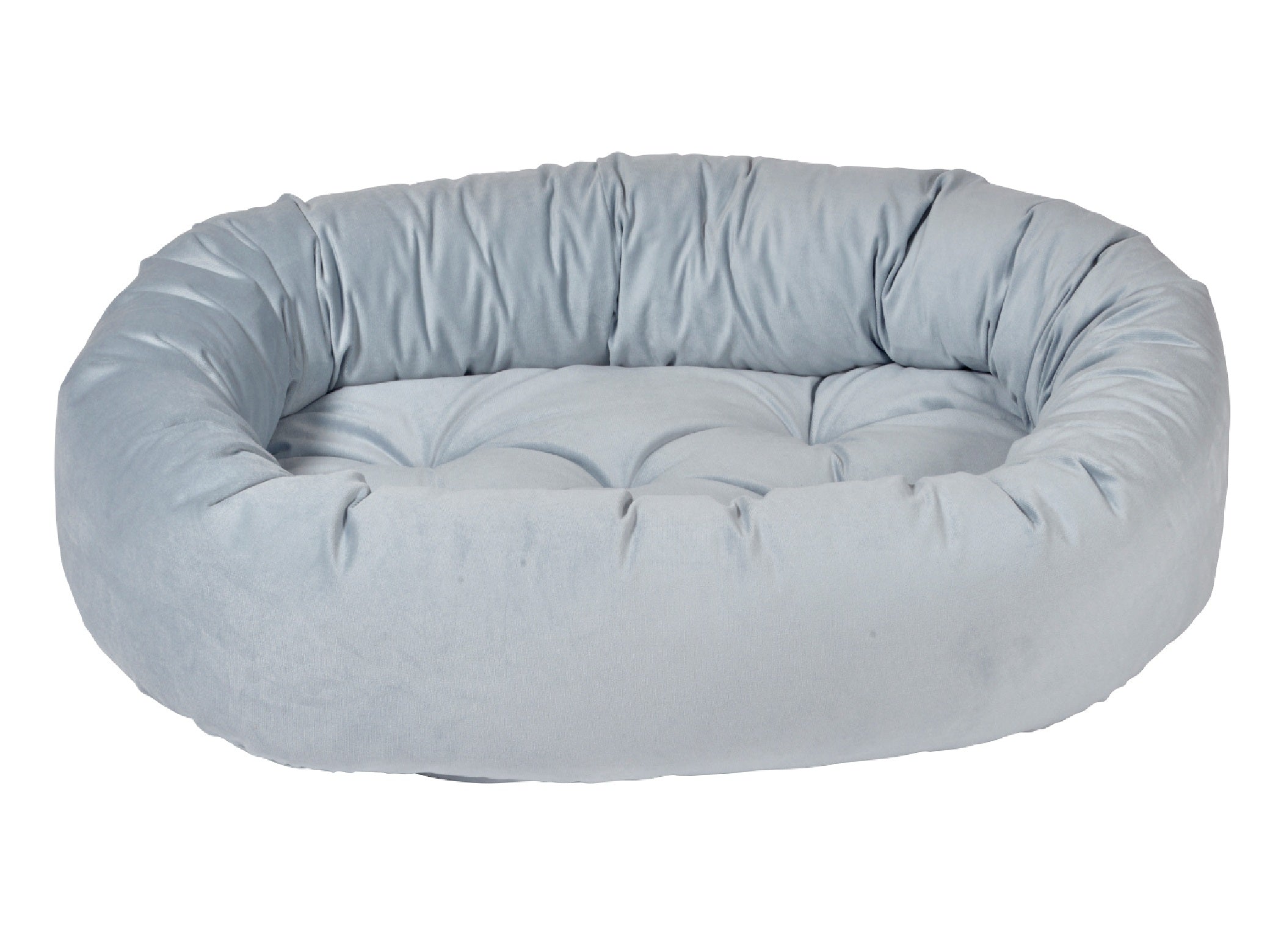 Luxury Donut Dog Bed - Luxurious Microvelvets & Shearling