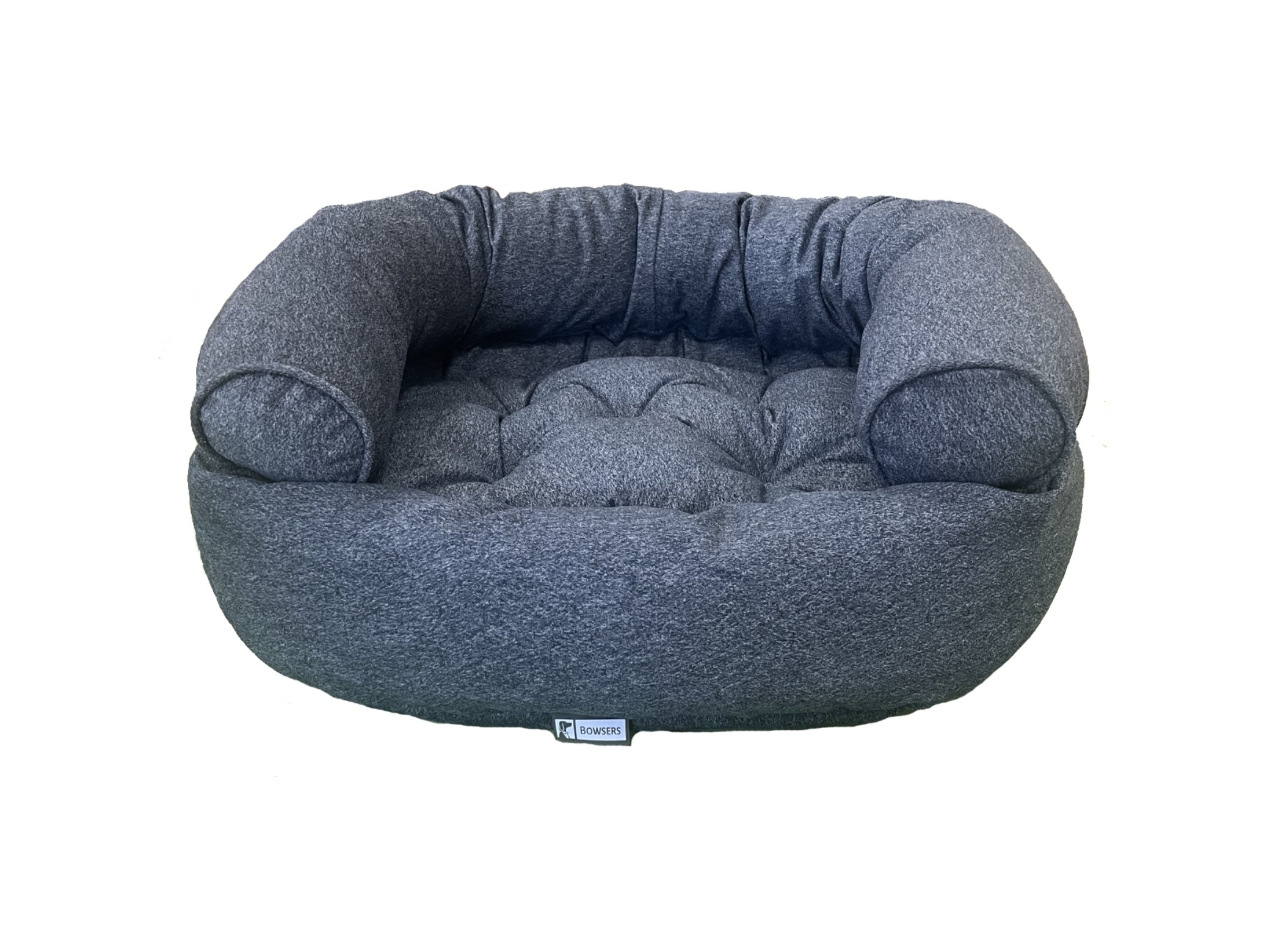 Double Donut Bed — Luxury Bolstered Dog Sofa for Elevated Comfort
