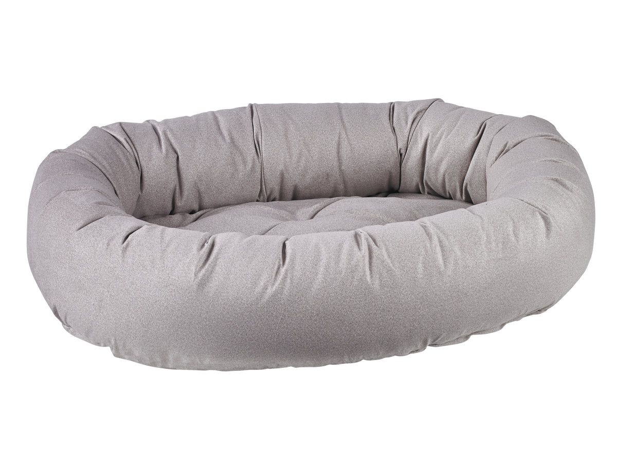 Luxury Donut Dog Bed - Luxurious Microvelvets & Shearling
