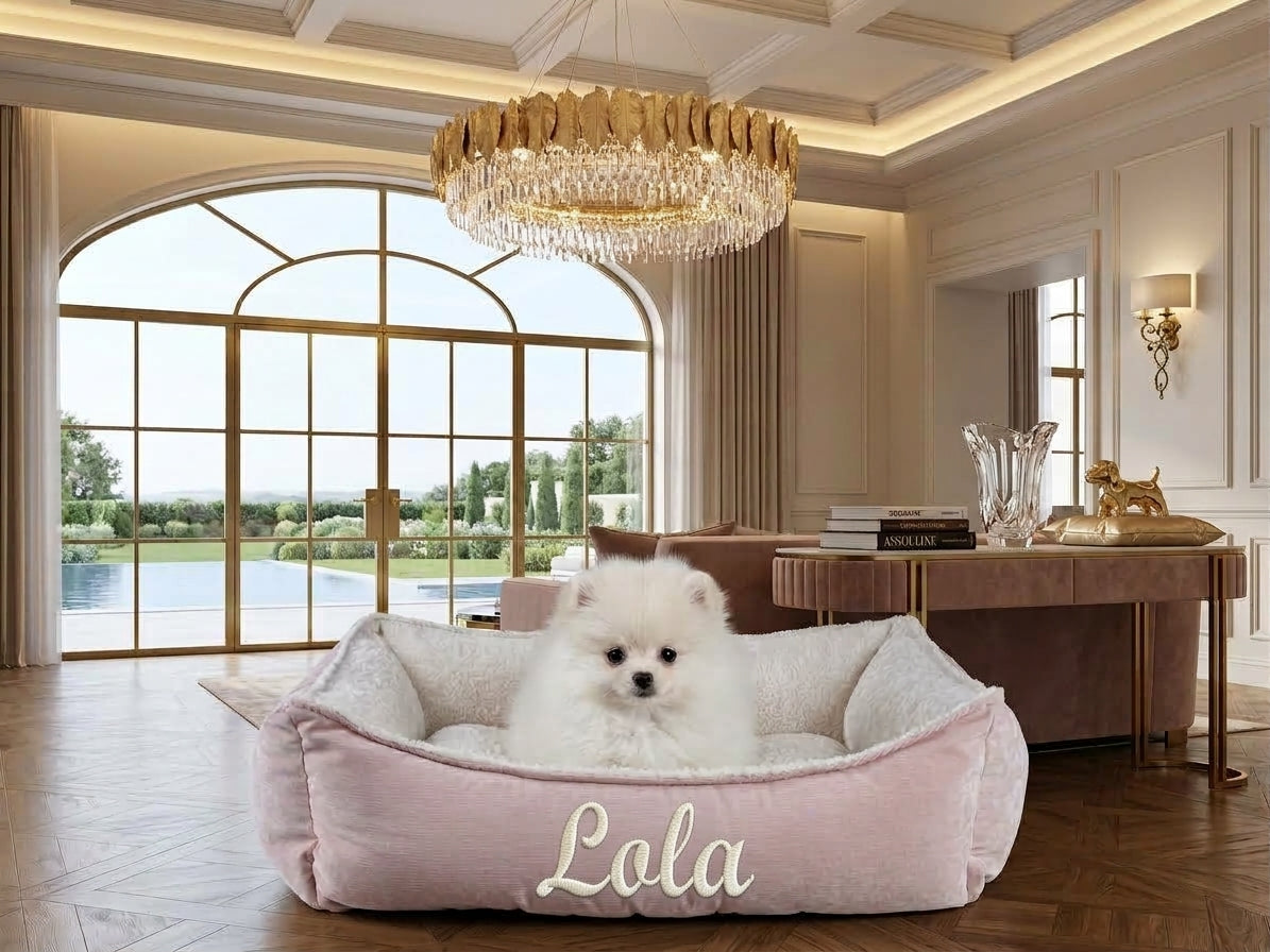 Scoop Bed – With Dog's Name