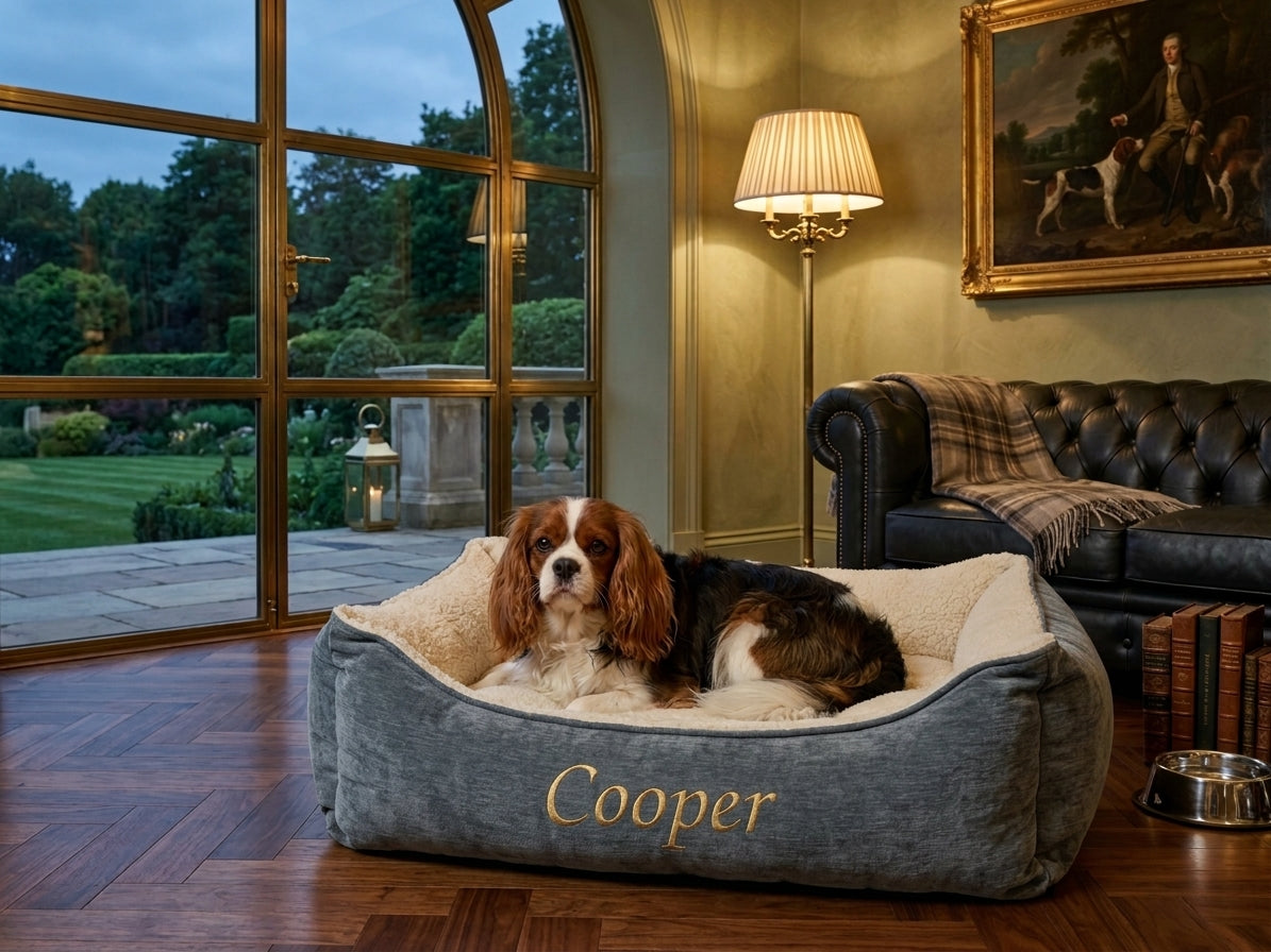 Scoop Bed – With Dog's Name