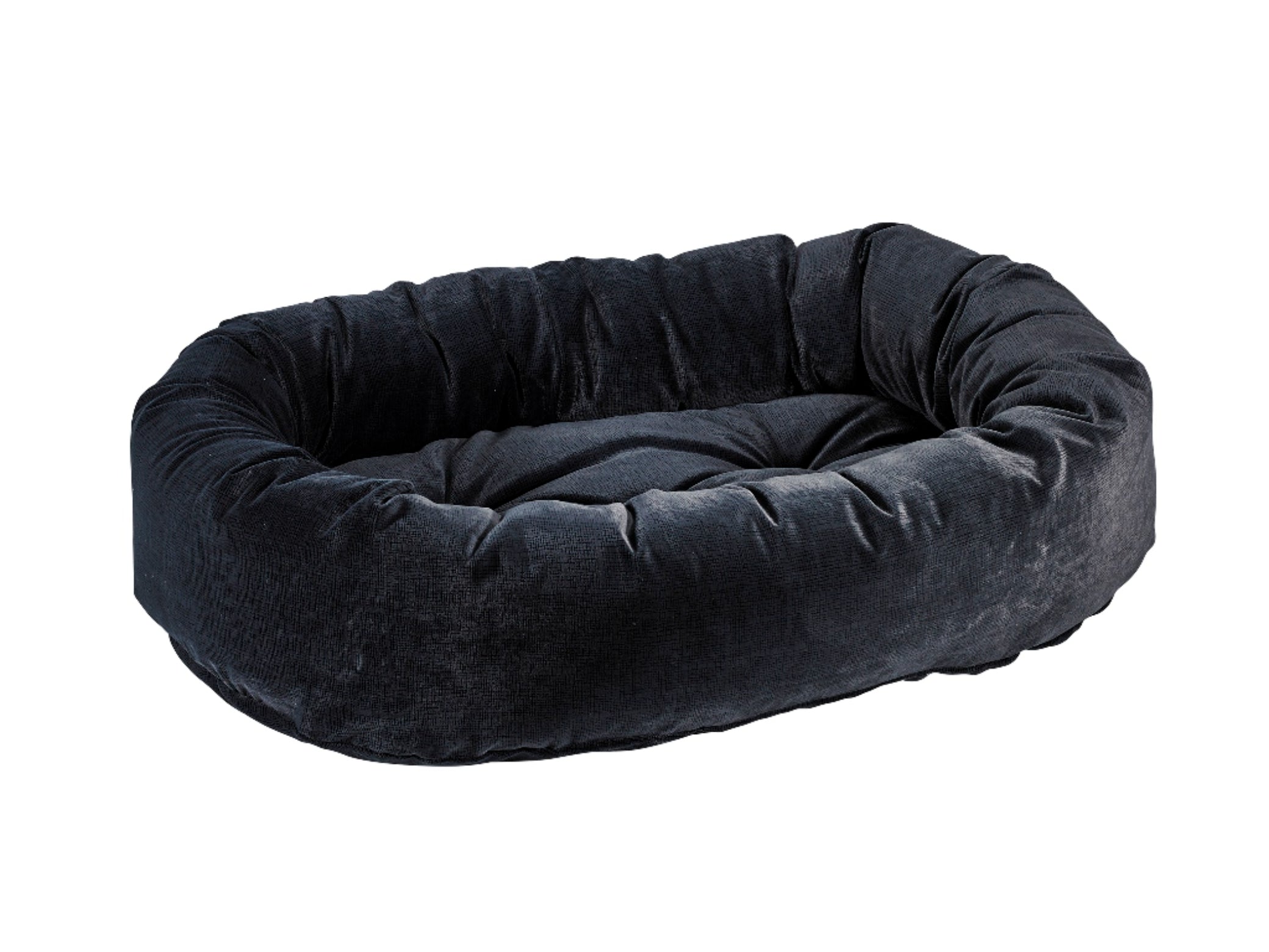 Luxury Donut Dog Bed - Luxurious Microvelvets & Shearling