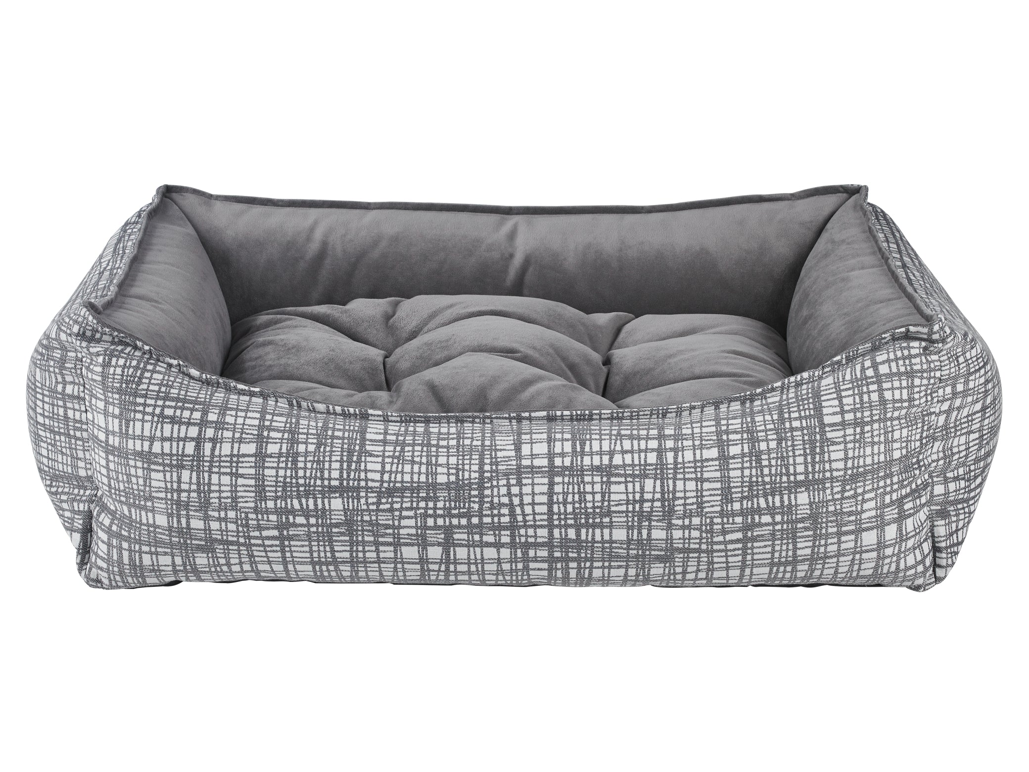 Scoop Bed – European‑Style Luxury Dog Bed with Pinched Edge Trim