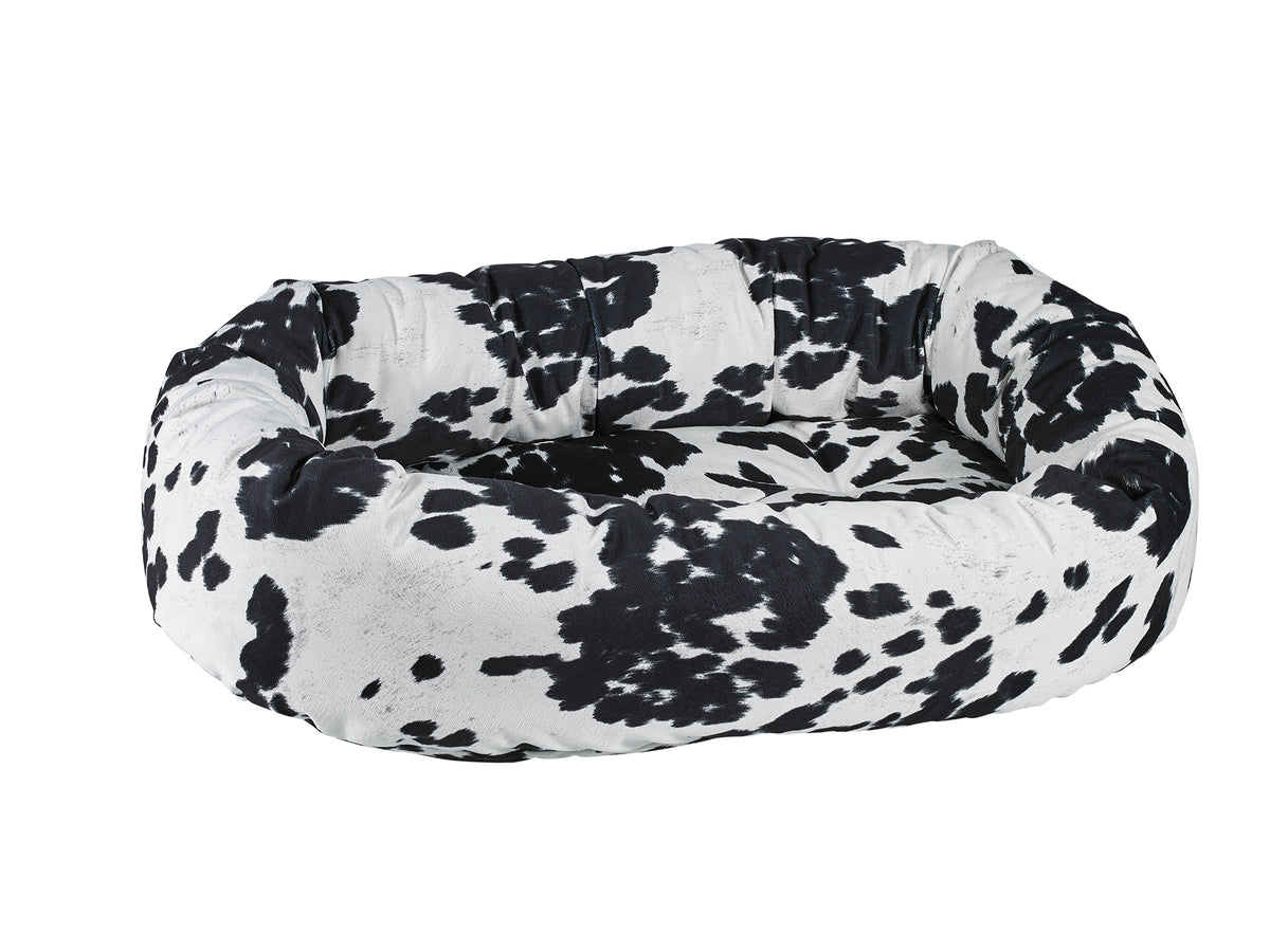 Luxury Donut Dog Bed - Animal Print Inspired