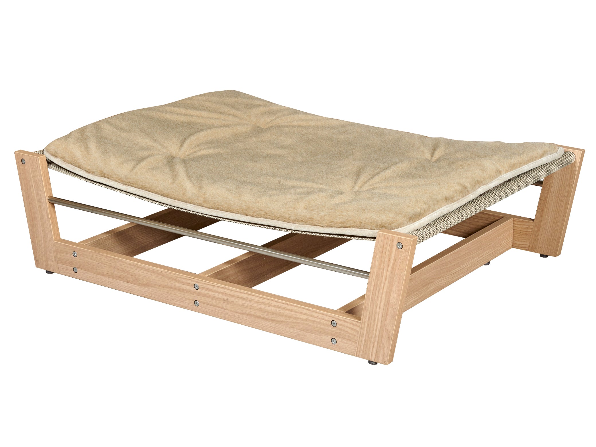 Yugen Pet Lounger — White Oak Raised Luxury Dog Bed