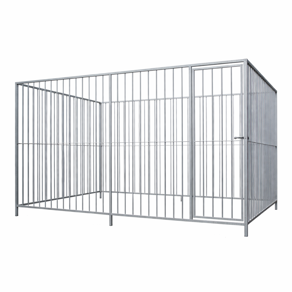 AuroraKennel Galvanized Modular Dog Run